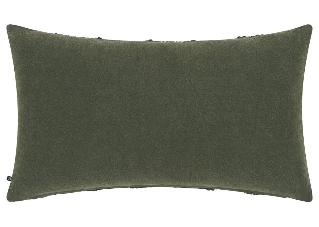 Coussin en coton Neta 14x24 boisé