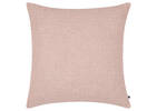 Coussin en coton Chiara 24x24 rose voilé