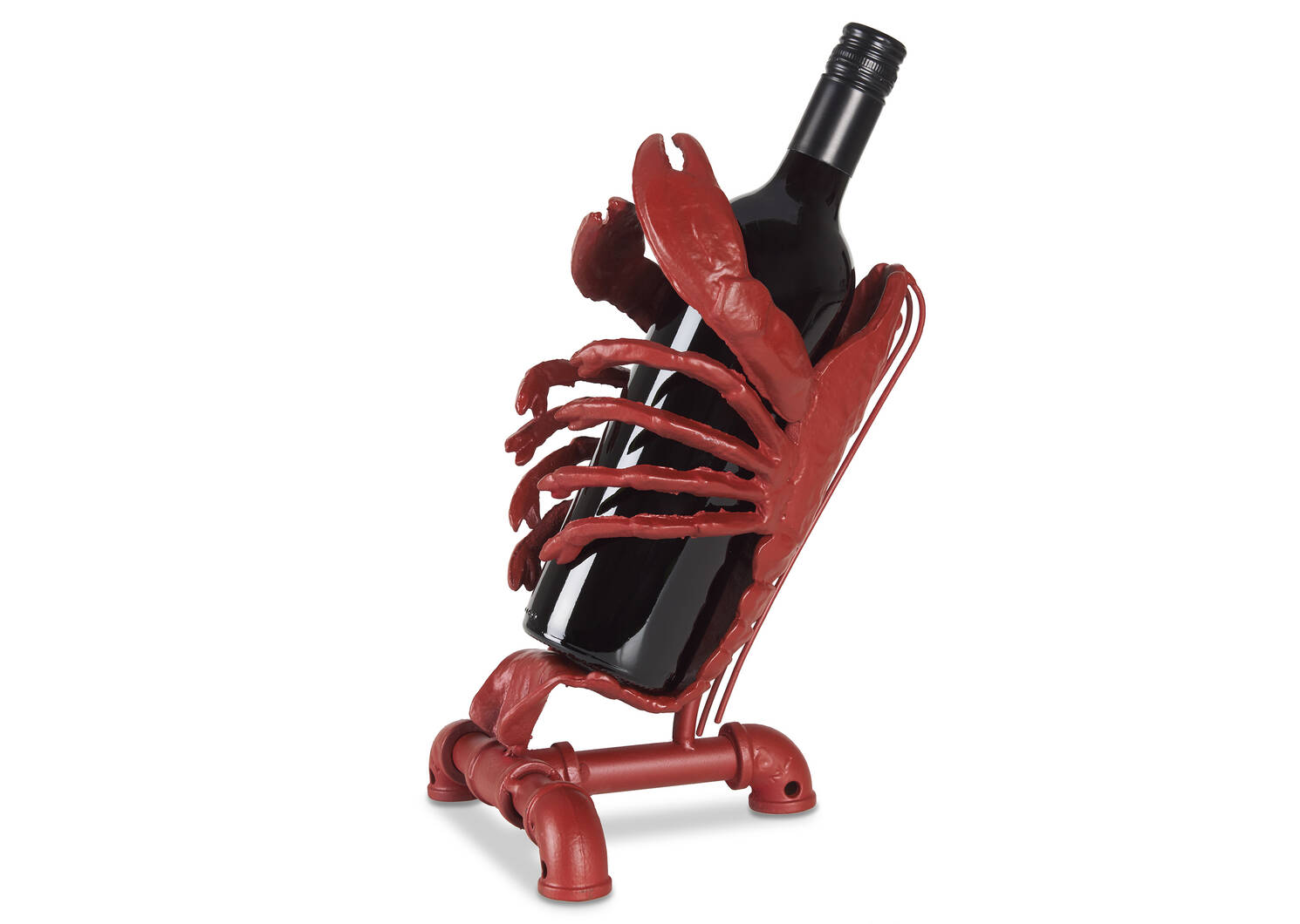 Porte-bouteille de vin homard Buoy rouge