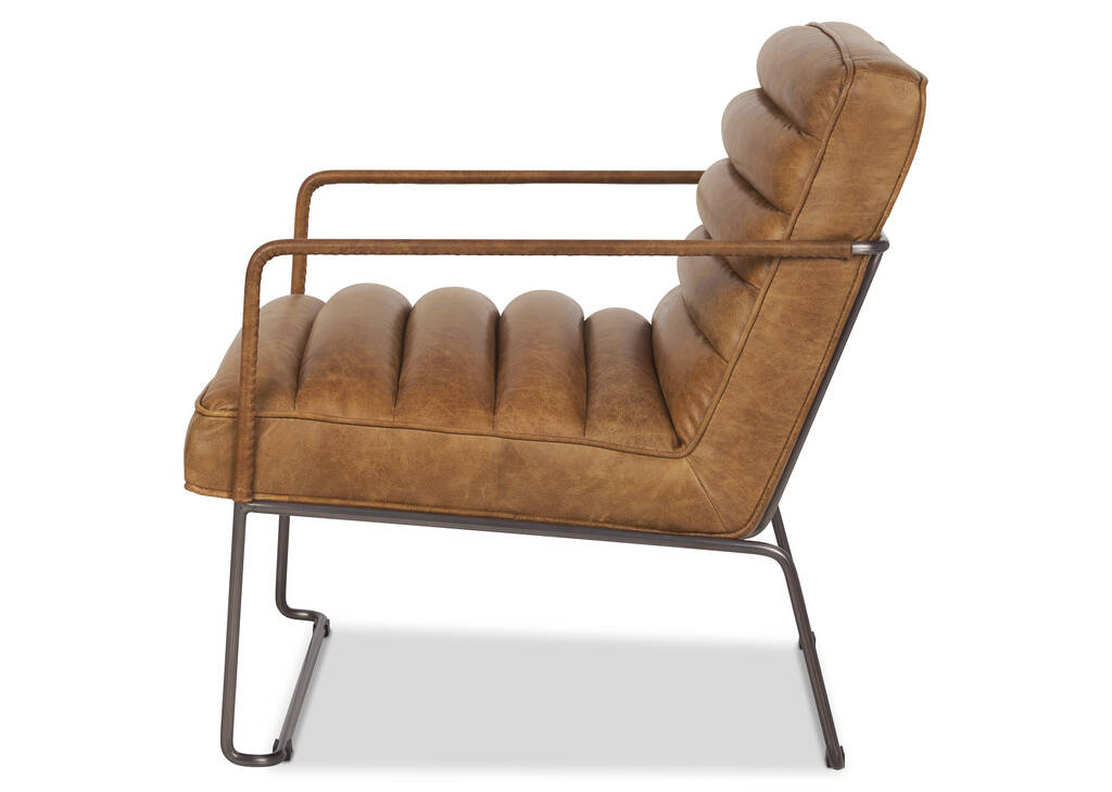 Damarco Leather Armchair -Alta Rum