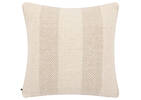 Kris Striped Cotton Pillow 20x20 Sand/Iv