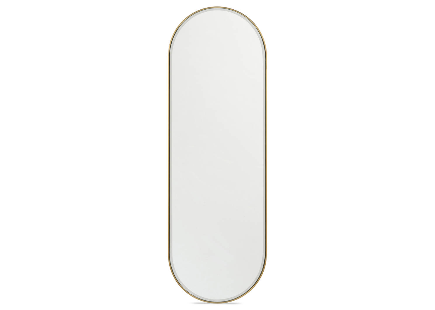 Erika Wall Mirror Oval Brass