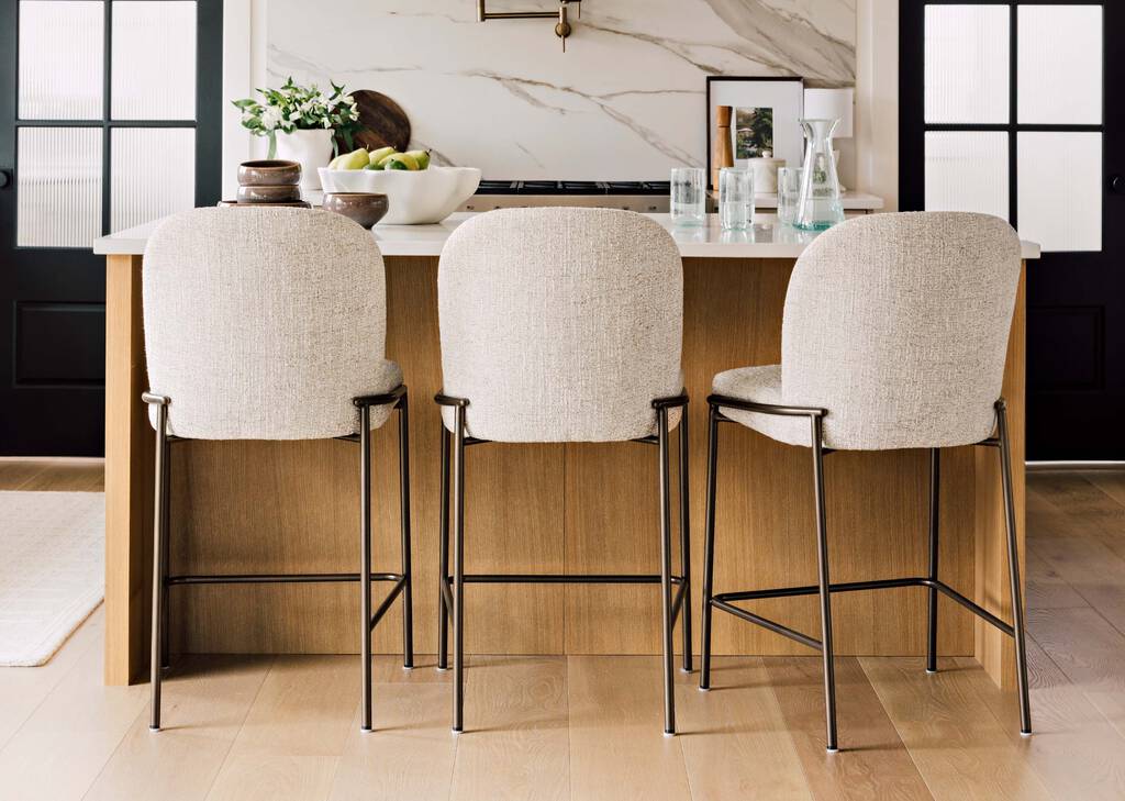 Tabouret Gareth -Coy opale