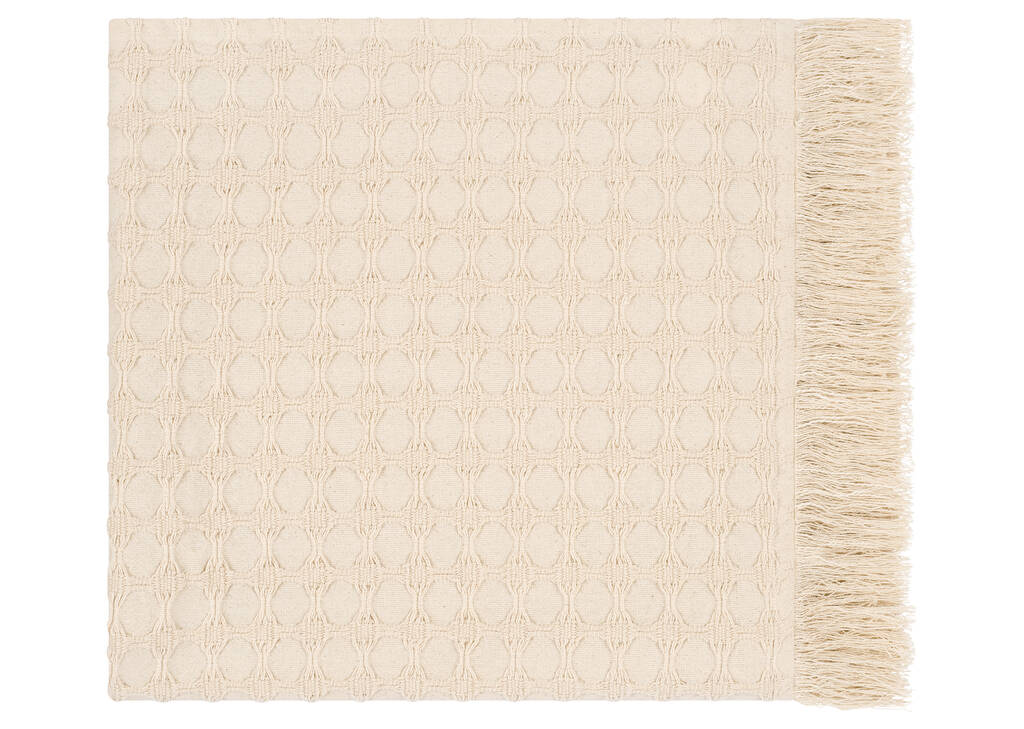 Jet&eacute; en coton Conrad sable