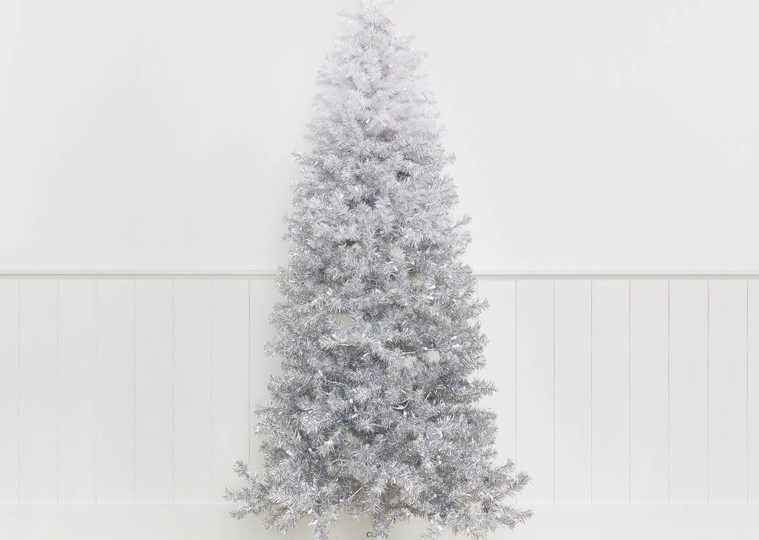 Claus Tree 7ft Pre-lit LED Ombre Grey