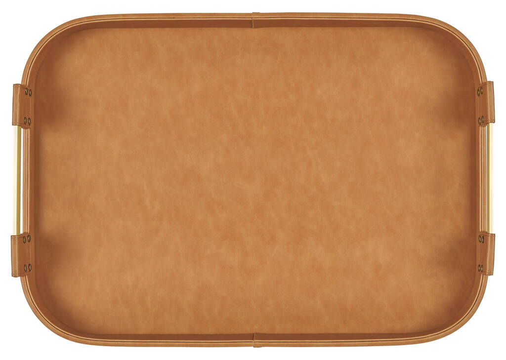 Riva Rectangular Tray Tan