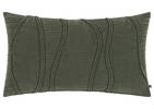 Coussin en coton Neta 14x24 boisé
