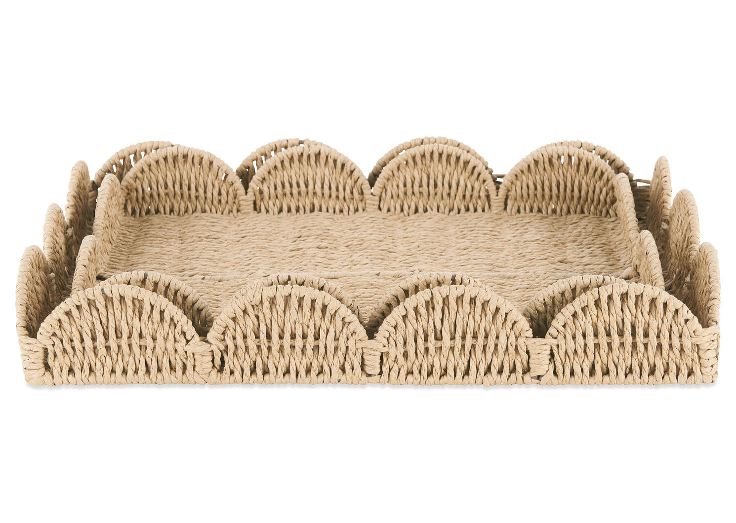 Elodie Scalloped Tray Large