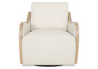 Fauteuil pivotant Olivia -Mel ivoire
