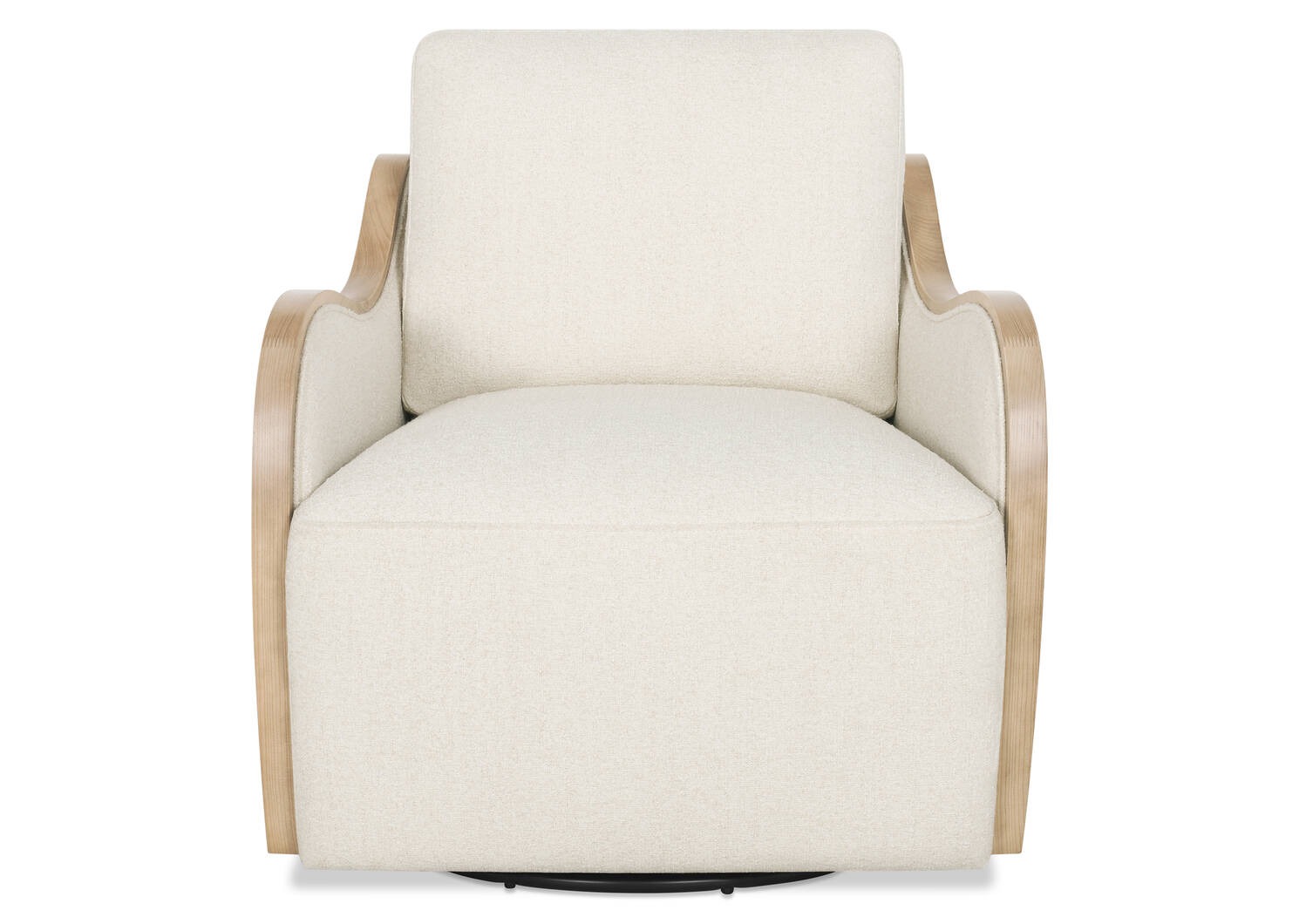 Fauteuil pivotant Olivia -Mel ivoire