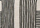 Coussin Evora 20x20 sable/noir