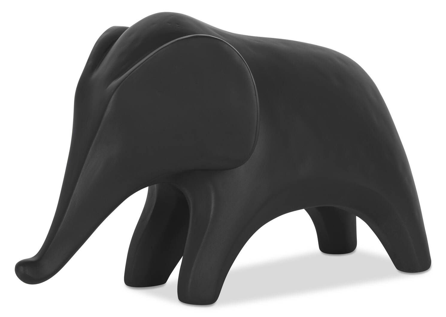 Statuette d'éléphant Neysa noire
