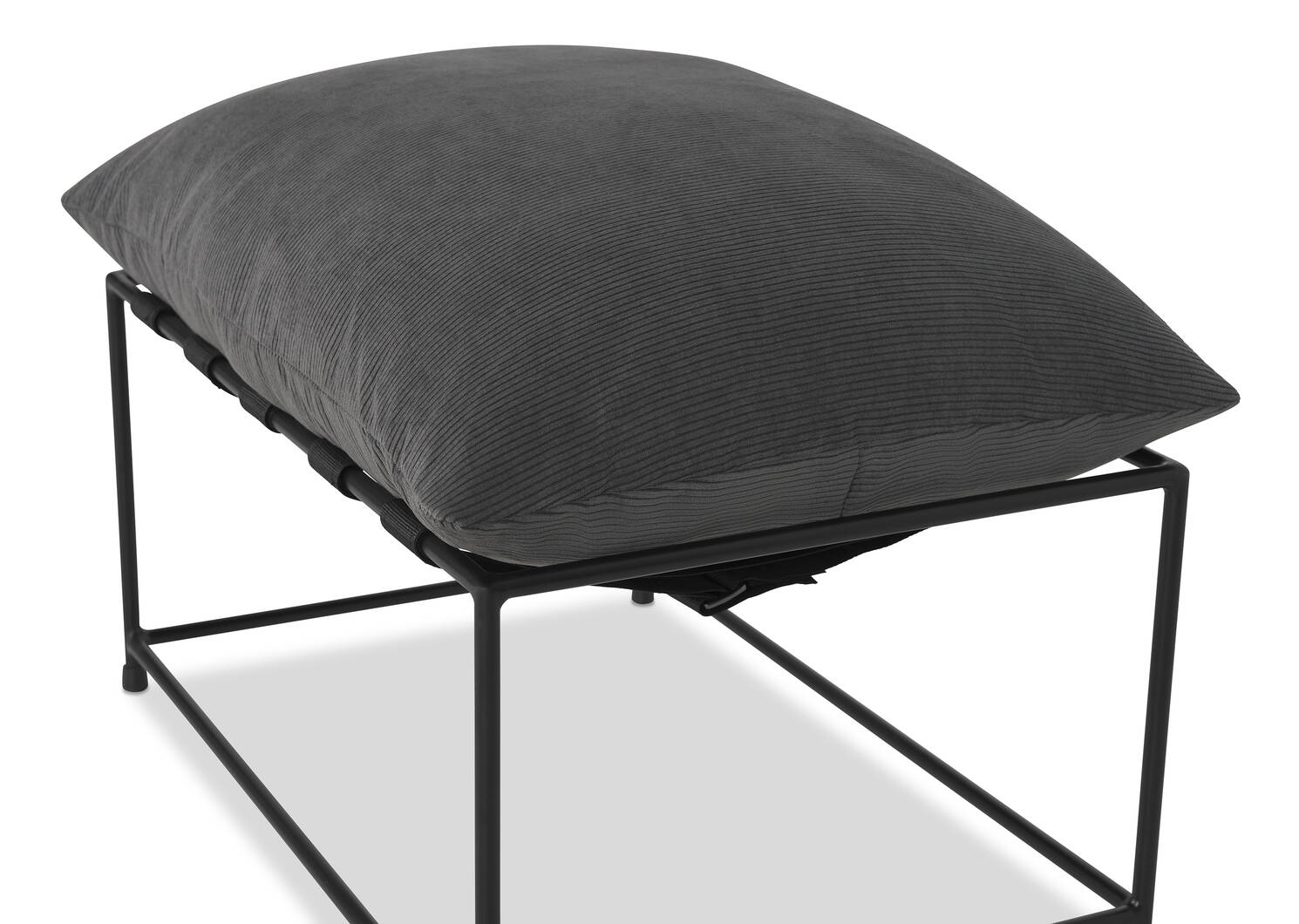 Mondo Ottoman -Sorrento Graphite