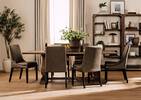 Maurizio Lthr Dining Chair -Torino Ash