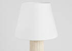 Lampe sur pied Minna ivoire