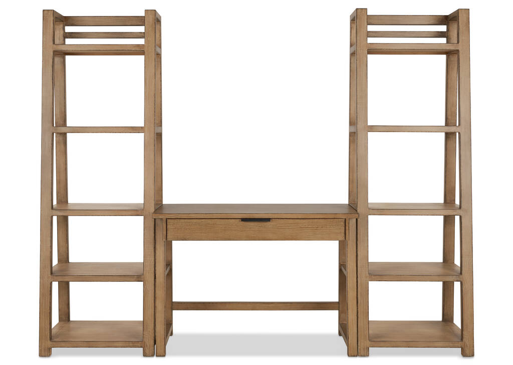 Ensemble bureau de travail et bibliothèques Bedford