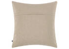 Coussin brodé en coton Ivy 20x20 sable