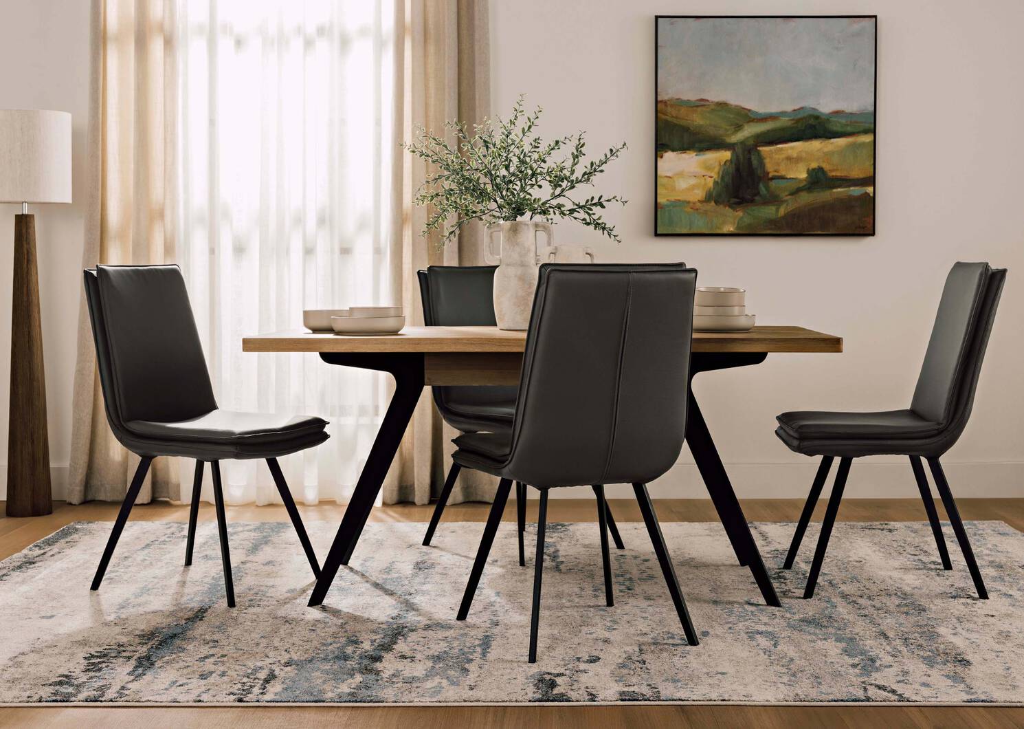 Rory Rug 94x133 Grey/Blue