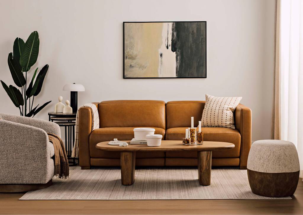 Fauteuil pivotant Caleb -Luly taupe
