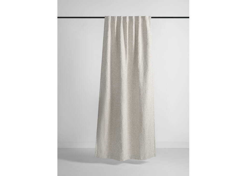 Cedric Curtain 96 Ivory/Ash