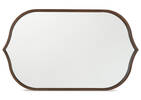 Miroir mural Ashern noyer