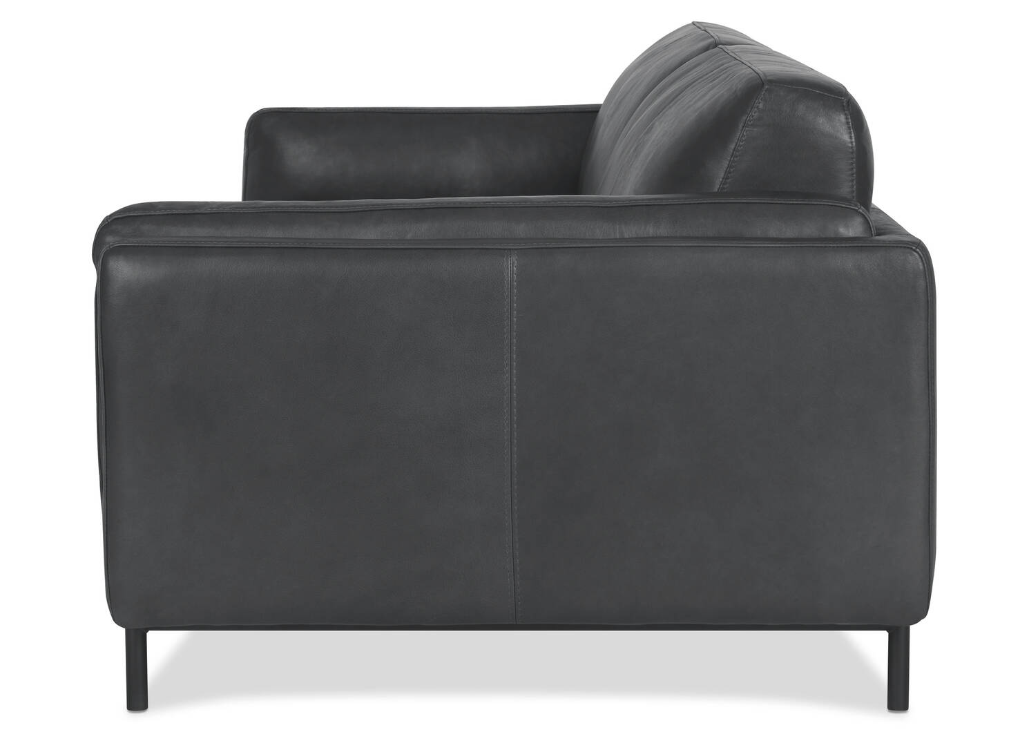 Renfrew Leather Sofa 80" -Adler Grey