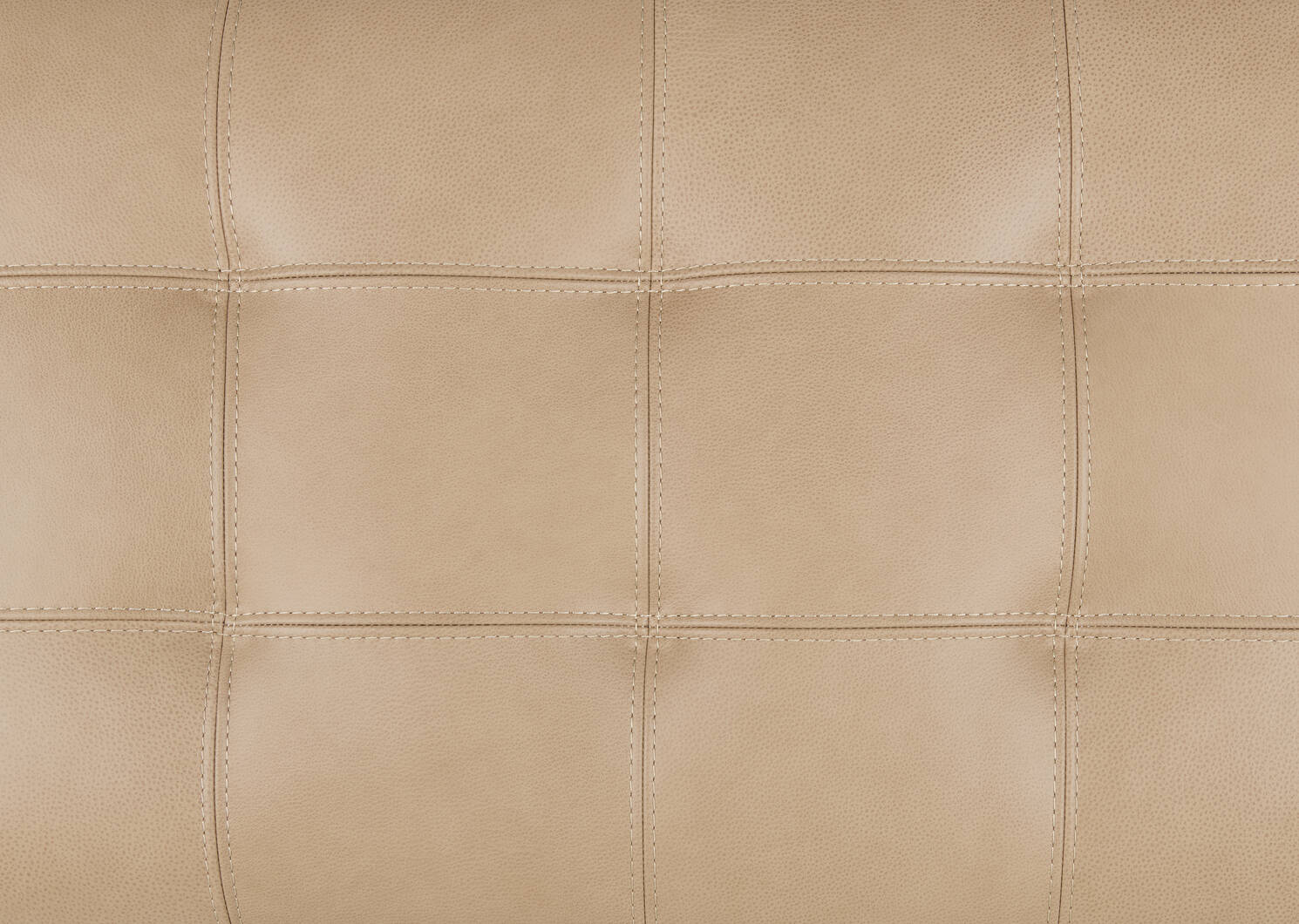 Carson Leather Ottoman -Zen Stone