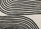 Coussin Evora 12x22 sable/noir