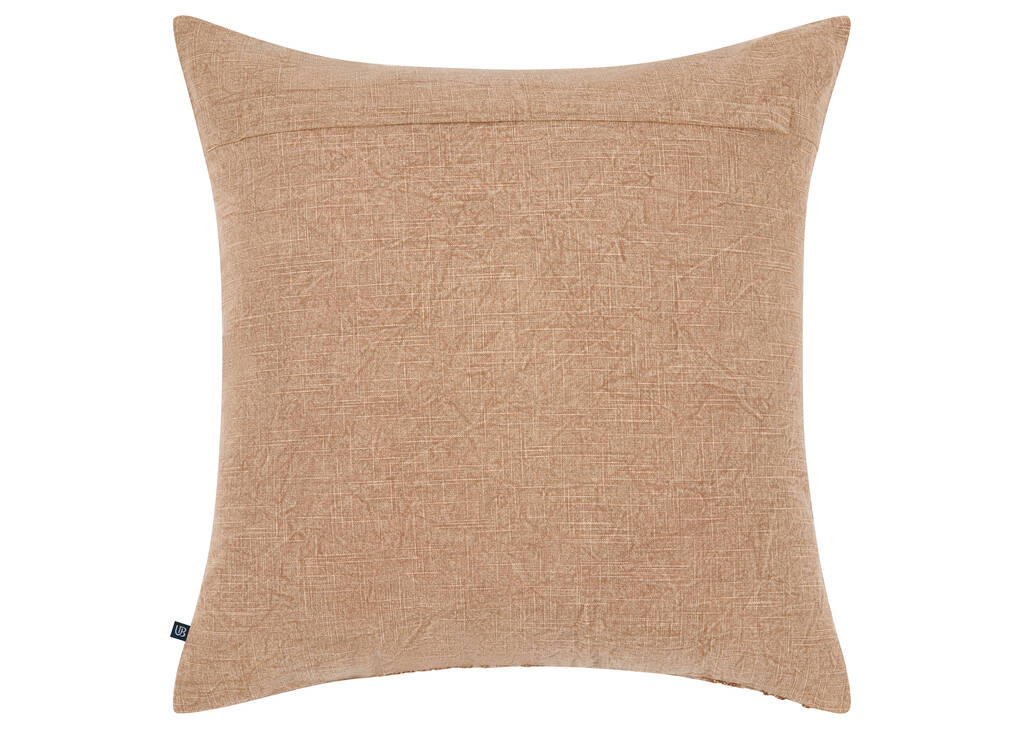 Coussin en coton Gemma 20x20 caramel