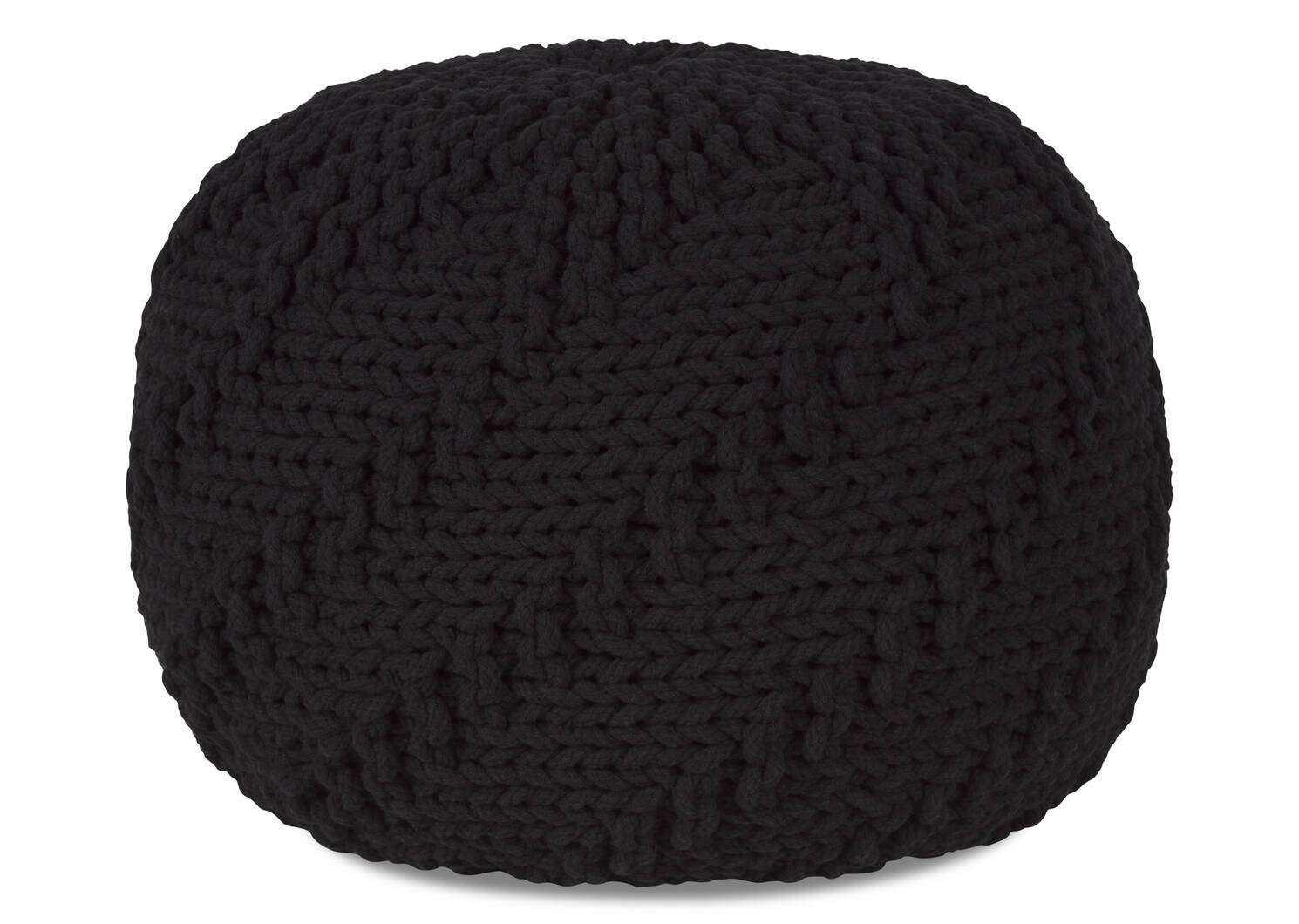 Roper Pouf Black