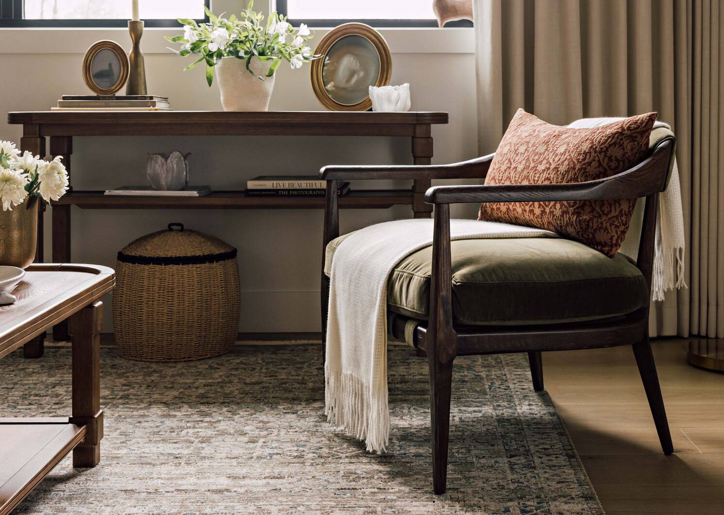 Grand panier Bradley naturel