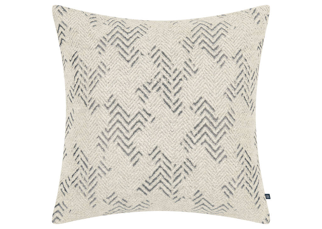 Coussin Regis 20x20 huître/gris