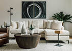 Whitby Throw Ivory/Ash