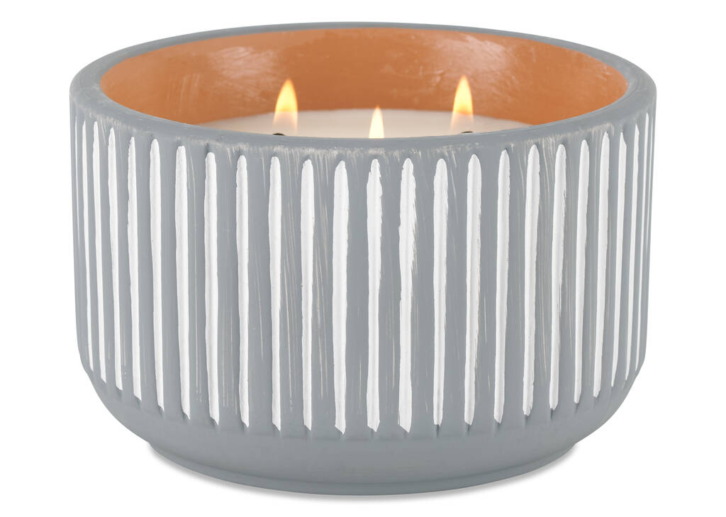 Amari Candle 3-Wick Blue