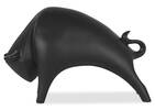 Statuette de taureau Neysa noire