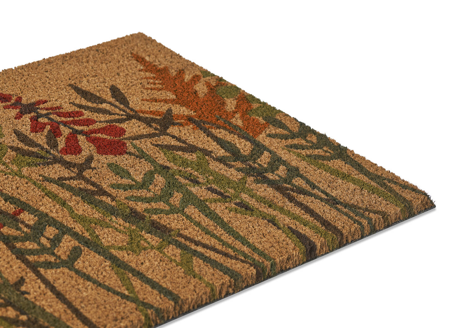 Floral Doormat Natural