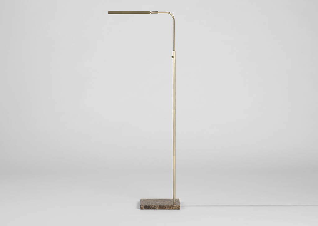 Oscar LED Floor Lamp Brass