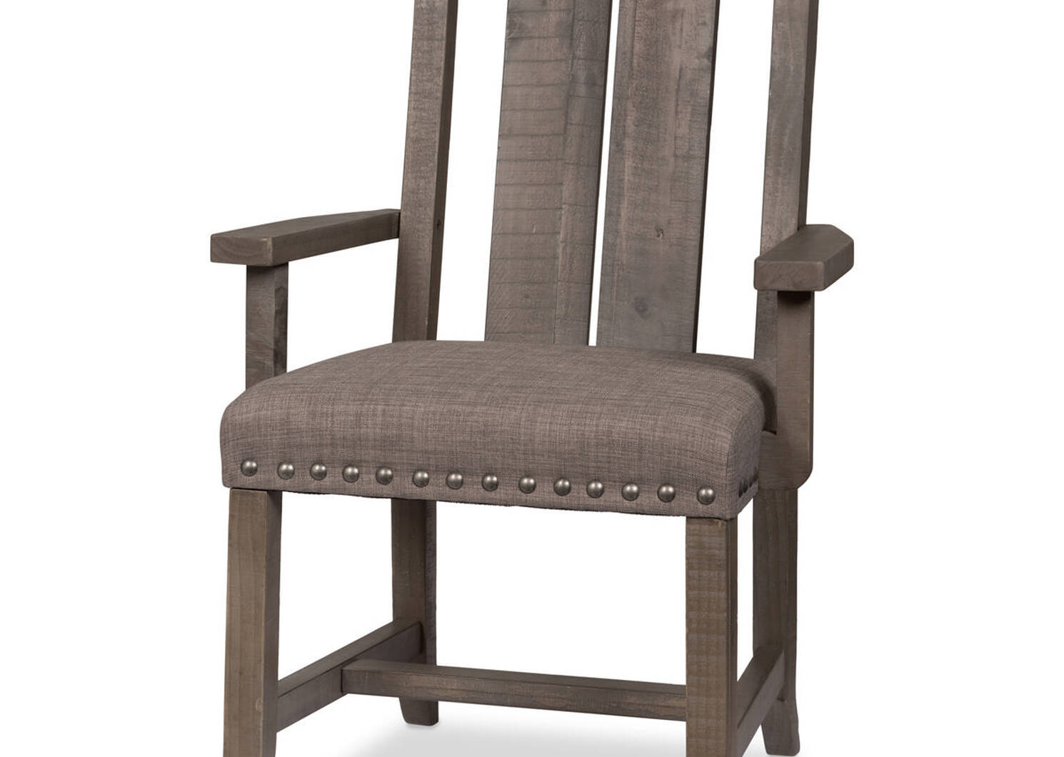 Chaise à acc. Ironside -gris rustique