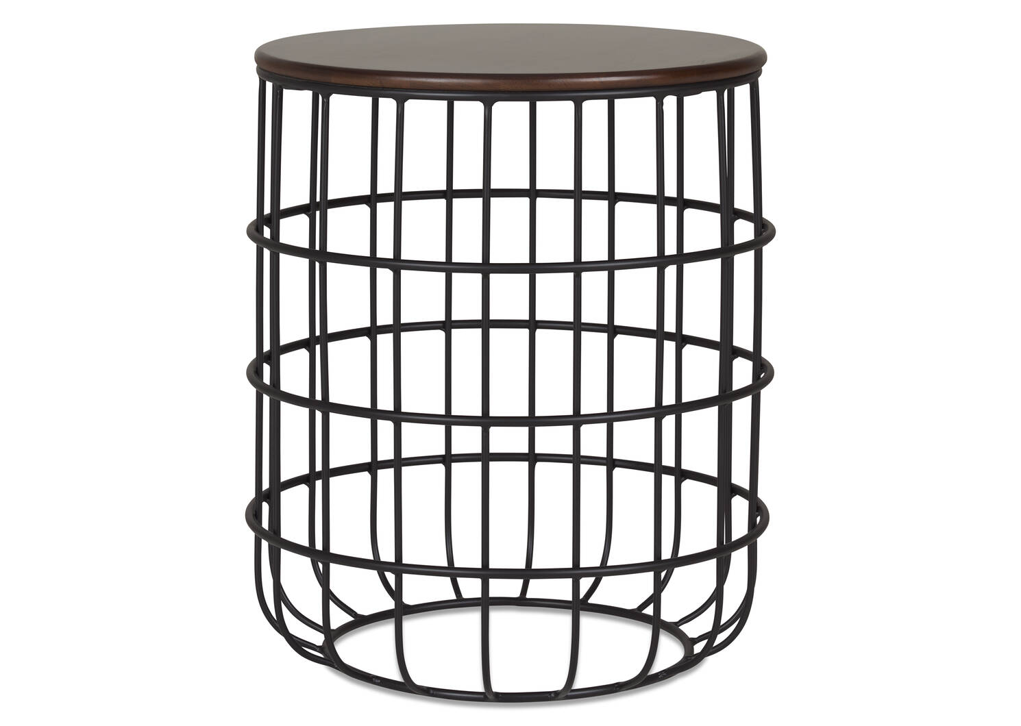Zade Accent Table -Brown Ash