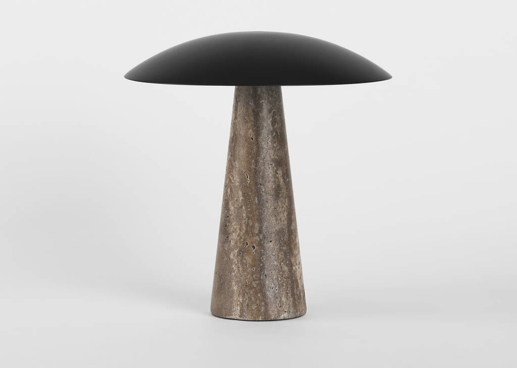 Lampe de table &agrave; DEL Pierce noire