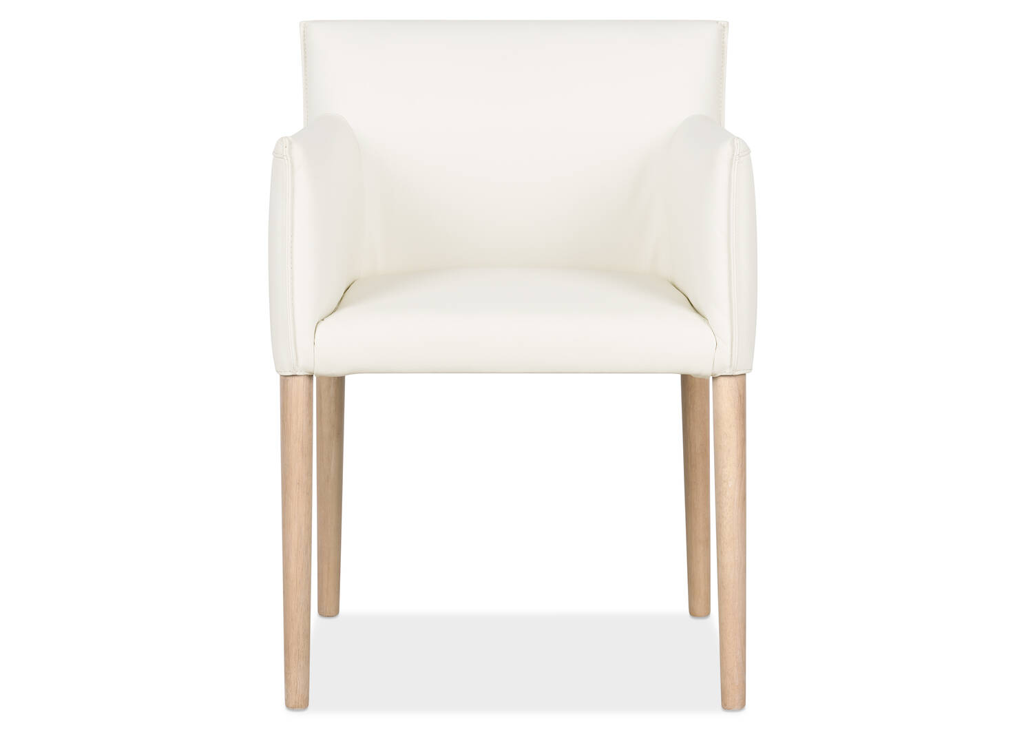 Chaise cuir av acc. Marciona -Forega bl