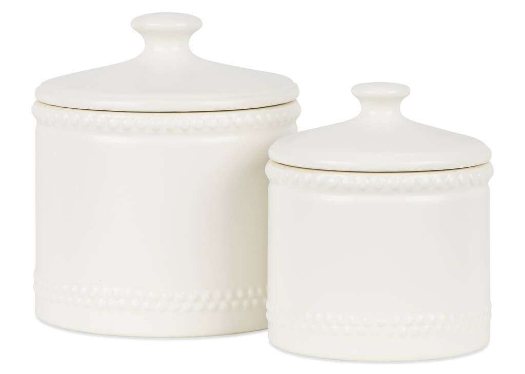 Grand bocal Brindley blanc