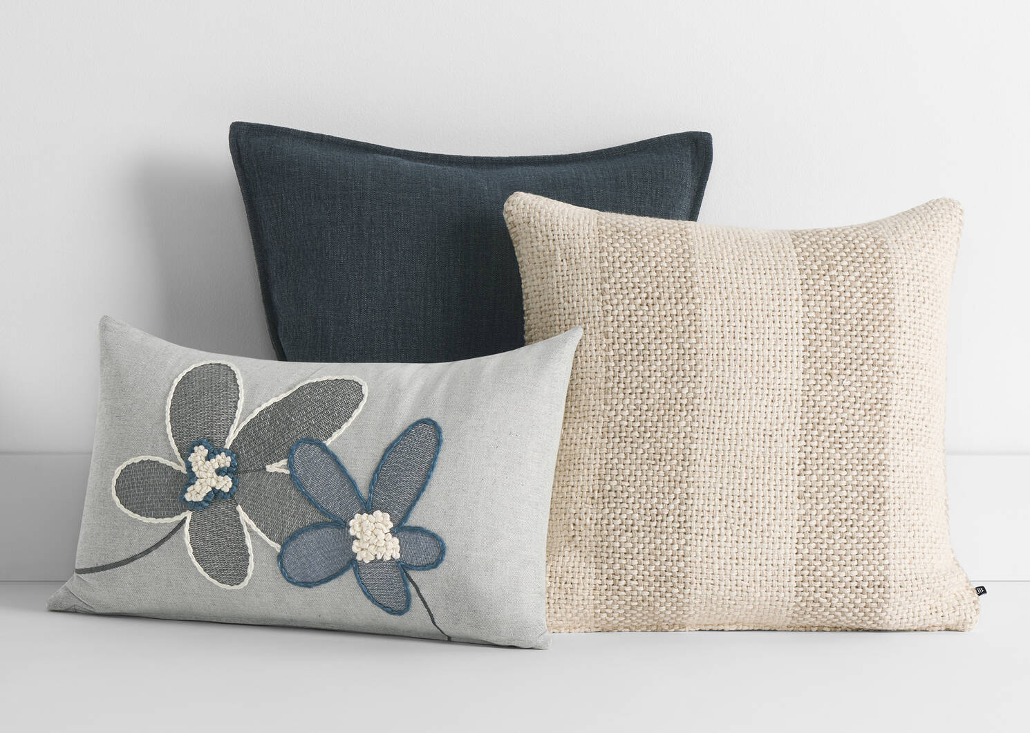 Navy Pillow Set
