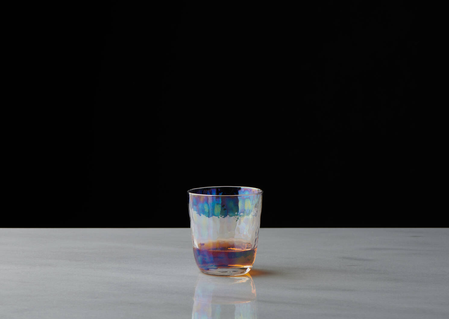 Verre court Lucent iridescent