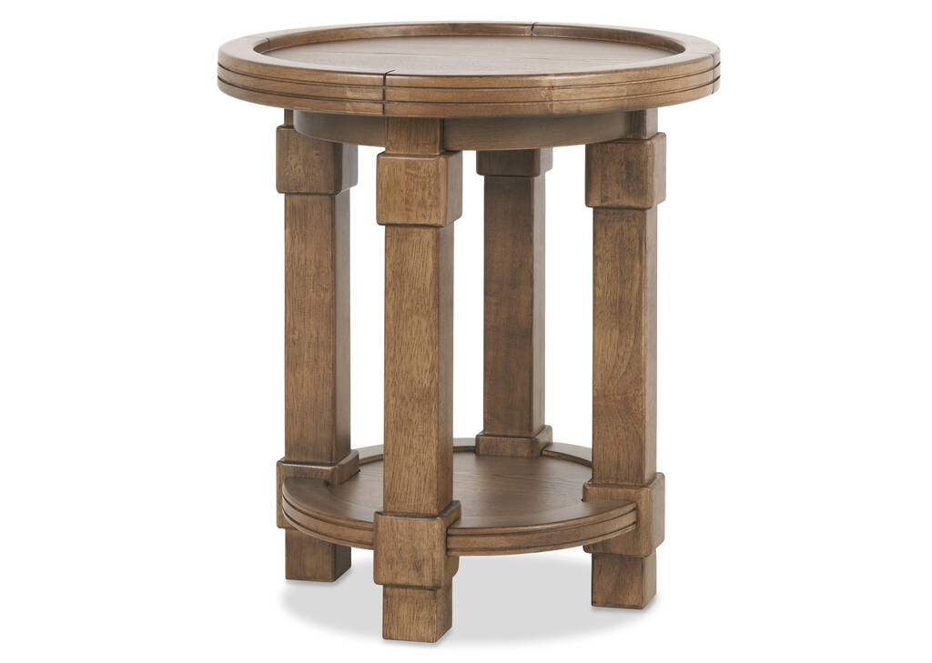 Table d&rsquo;appoint ronde Merrin -Larke br.