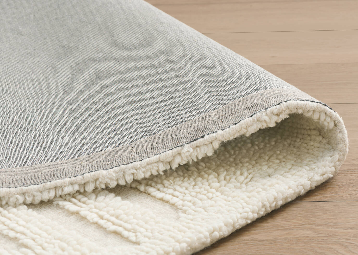 Tapis en laine Barrett 108x144 ivoire