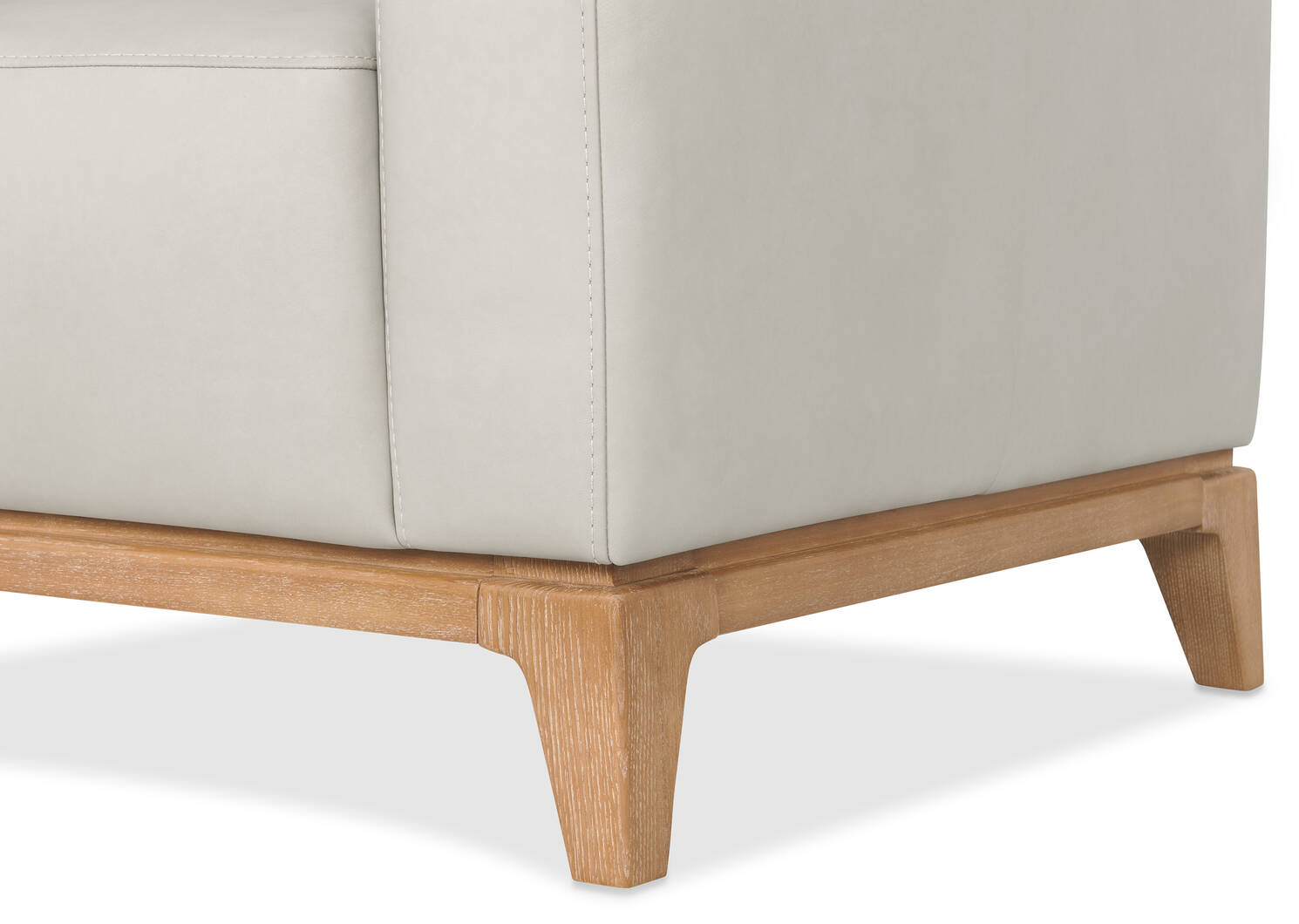 Fauteuil en cuir Cowan -Vana brouillard