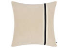 Coussin en coton Leslie 20x20 iv/noir