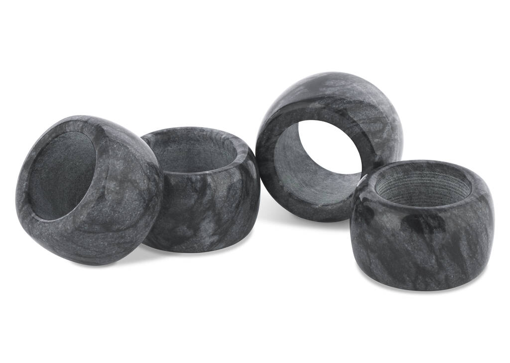 Kylo Napkin Ring Set Marble