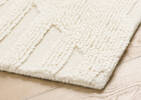 Tapis en laine Barrett 108x144 ivoire